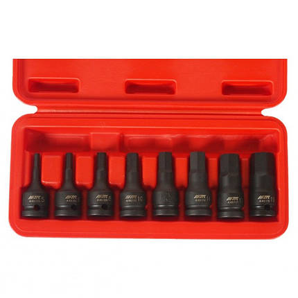 Набір головок ударних HEX H5-H19 1/2" 8 од. J408H JTC, фото 1