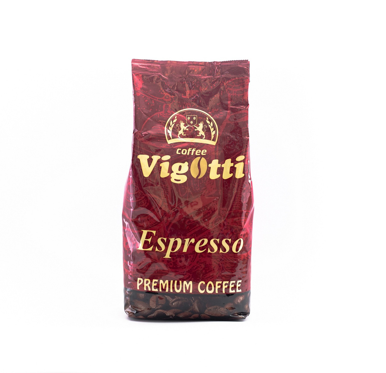 Кава натуральна в зернах Vigotti Espresso Coffee 20% арабіки 80% робусти 1 кг