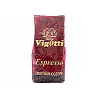 Кава натуральна в зернах Vigotti Espresso Coffee 20% арабіки 80% робусти 1 кг