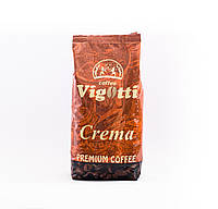 Кава натуральна в зернах Vigotti Crema Coffee 50% арабіки 50% робусти 1 кг