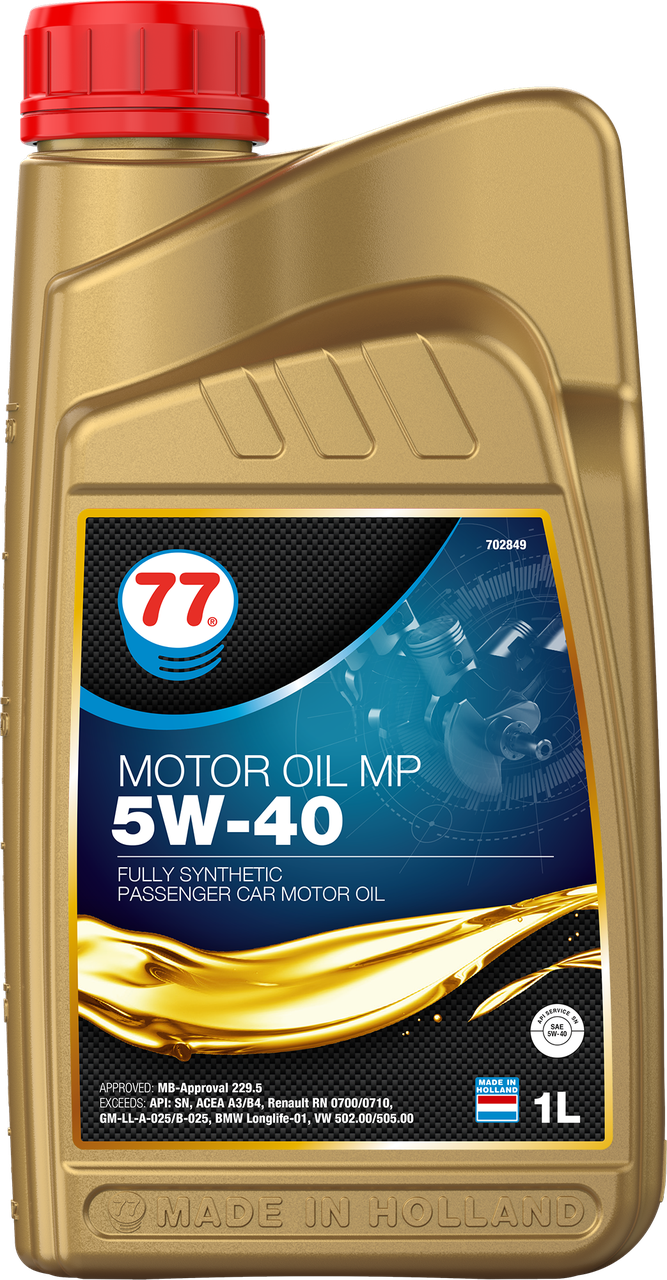 77 MOTOR OIL MP 5W-40 (кан. 1 л)