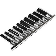 Набір головок глибоких 12гр. 10-24мм 1/2" 10 од. T410M JTC, фото 3