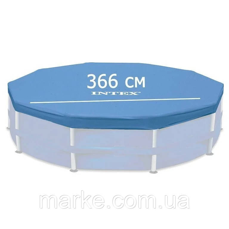 Тент для круглого каркасного басейну 366 див. Intex 28031