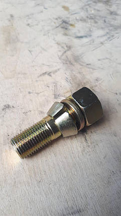 853303 Шпилька півосі з гайкою гровером і втулкою 5320-2403072 в сб. (М16*1,5*35), фото 3