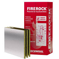 Теплоизоляция для каминов,печей FIREROCK (фольга) Rockwool , (6,0 м.кв./уп.)