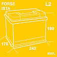 Аккумулятор автомобильный Forse 6СТ-65 Аз Original, фото 4
