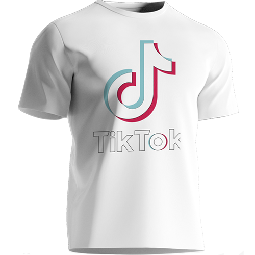 Біла Футболка для хлопчиків Tik Tok