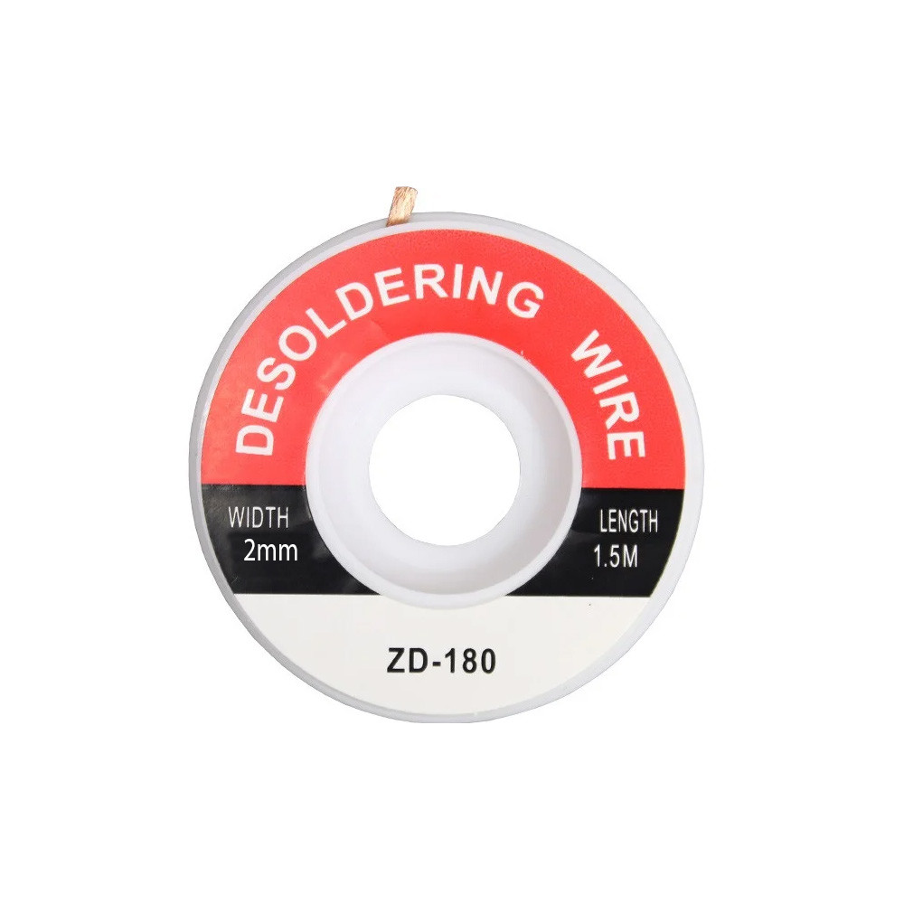 Обшивка для випаювання косика мідна ZD-180 1,5м (2 мм ширина)