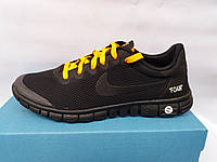 Кроссовки мужские черные Nike Free Run 3,0( 43 размер)