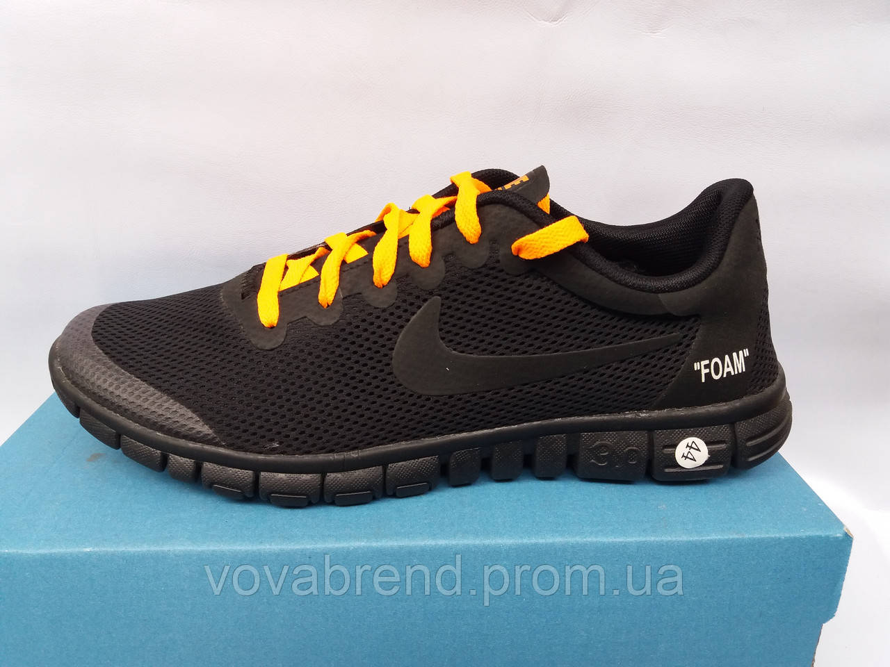 Кросівки чоловічі чорні Nike Free Run 3,0 МК5034