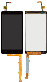 LCD Дисплей Модуль Екран для Дисплей Lenovo A6000 K30-T, K3 K30-W + тачскрин, чорний