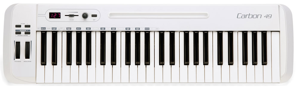 MIDI клавиатура SAMSON CARBON 49 - фото 1 - id-p1205803799