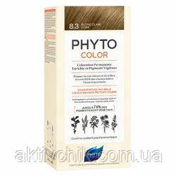 Крем-фарба для волосся PHYTO (Фіто) Фитоколор тон 8.3 світло-русявий золотистий
