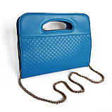 Стильна сумка блакитного кольору, фото 8