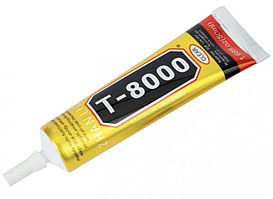 Клей герметик для проклеювання тачскрінів Т-8000, прозорий, 50 мл T8000