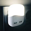 Світильник нічний FN1123 квадратний, білий, із сенсором, фото 2