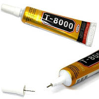 Клей герметик для проклеювання тачскрінів Т-8000, прозорий, 15 мл T8000