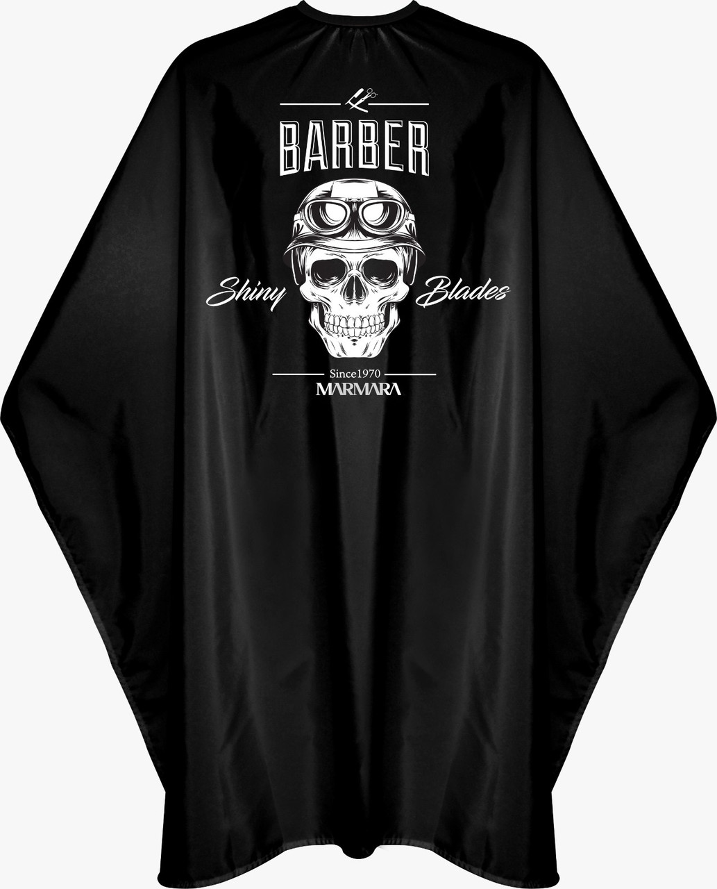 Накидка Marmara Barber Cape black Skull - фото 1 - id-p1205806848