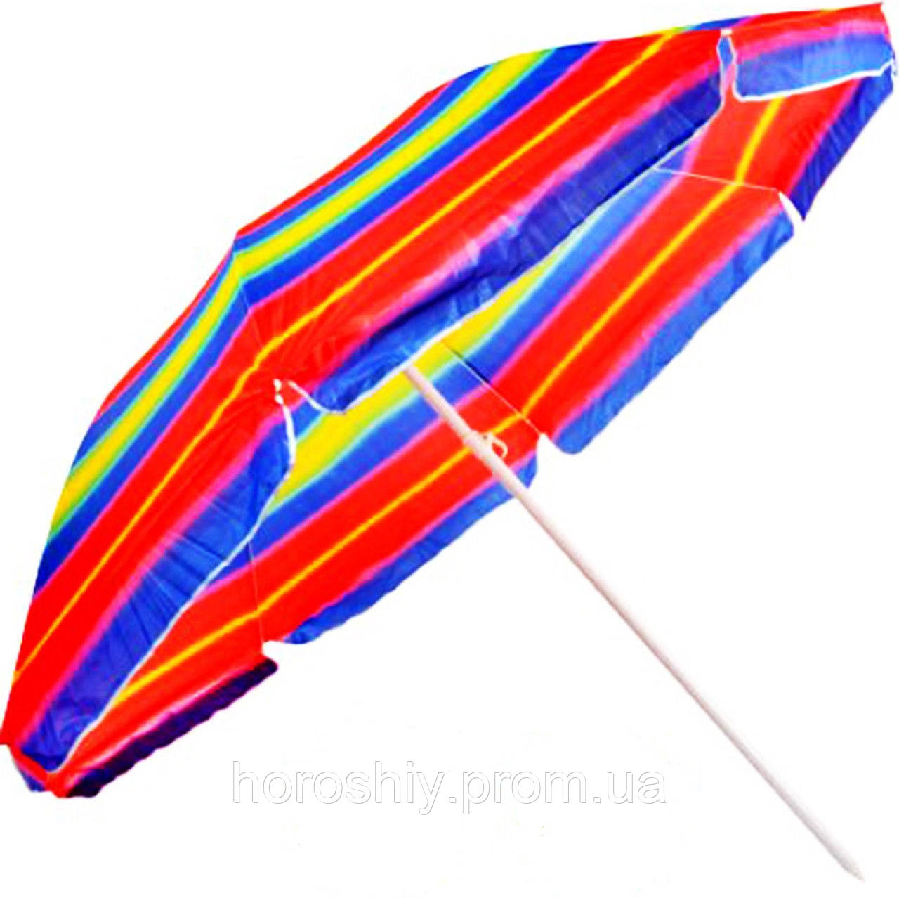 Пляжна парасолька 2.2 м Різнобарвна HMD Anti — UF