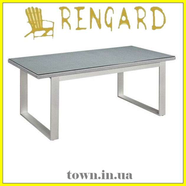 Обідній скляний стіл OSLO RGLT 1006-1 Rengard. Стіл для вулиці,для тераси,для дому,для кухні