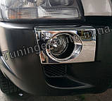 Хром окантовки протитуманних фар Hyundai Tucson 2004-2011 (Autoclover/Корея), фото 2