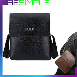 Чоловіча сумка через плече Polo Videng Leather (27 x 24 x 8 см) / Чоловічі сумки та барсетки