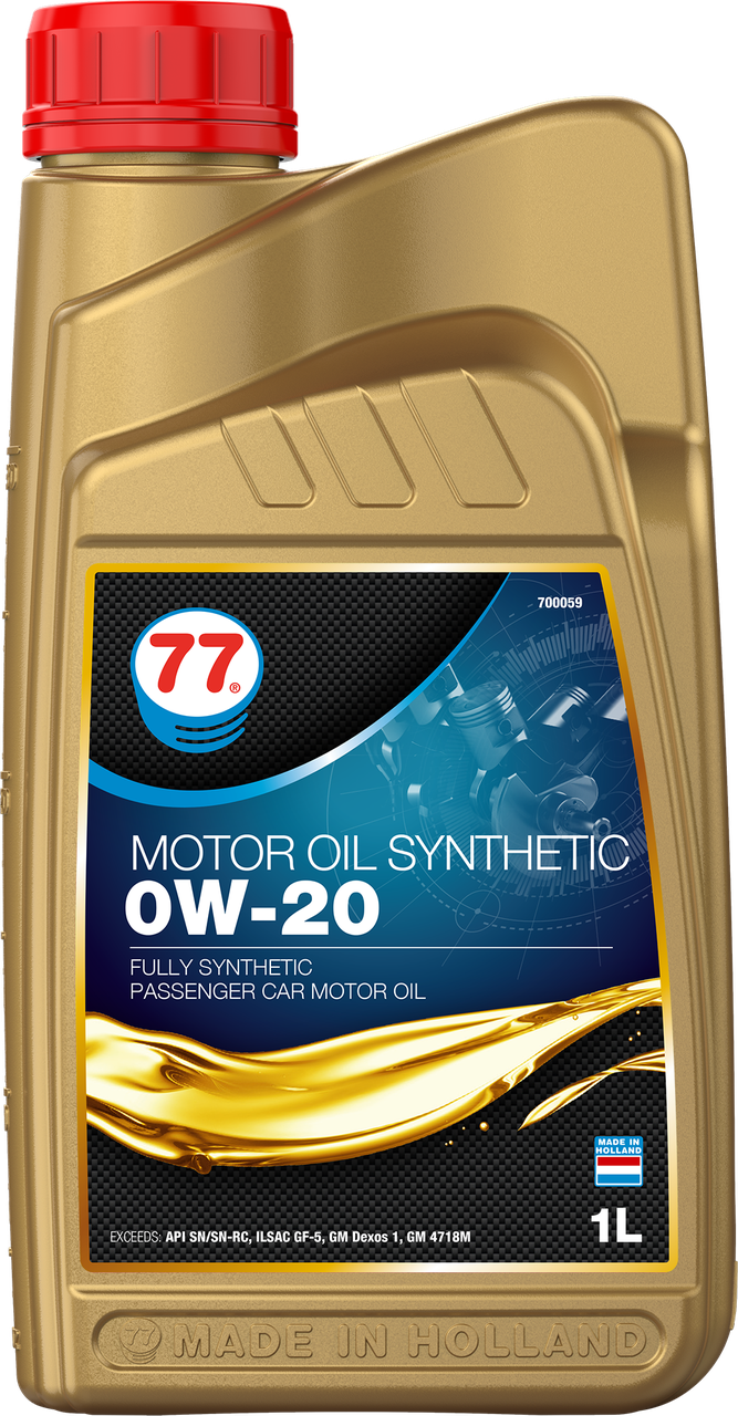 77 MOTOR OIL SN 0W-20 (кан. 1л), фото 1