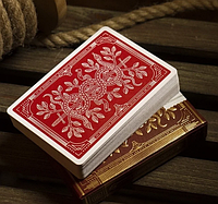 Волшебные карты для покера "Monarch" (красная рубашка)