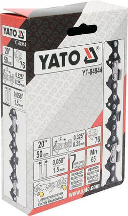 Ланцюг для пив YATO YT-84940, 56 ланок, 0.325", 14" (36 см), фото 2