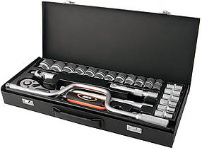 Набір головок торцевих з тріскачкою 1/2, 24ед Миол 58-151