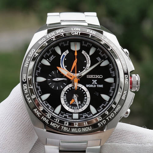 Seiko SSC487P1 Solar Chronograph World Time Sapphire ID 660714725 21000 Prom.ua