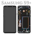 Модуль для Samsung Galaxy S9 Plus, Samsung G965, чорний, дисплей + сенсор, фото 2