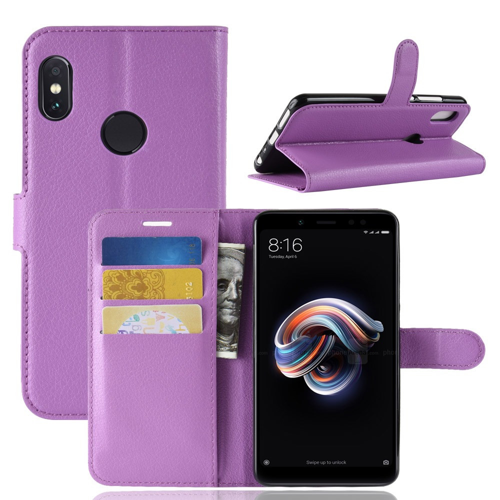 Чохол-книжка Litchie Wallet для Xiaomi Redmi Note 5 Violet, фото 1