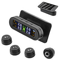 Система контролю тиску і температури в шинах TPMS AN-10C, сонячна батарея, зовнішні датчики