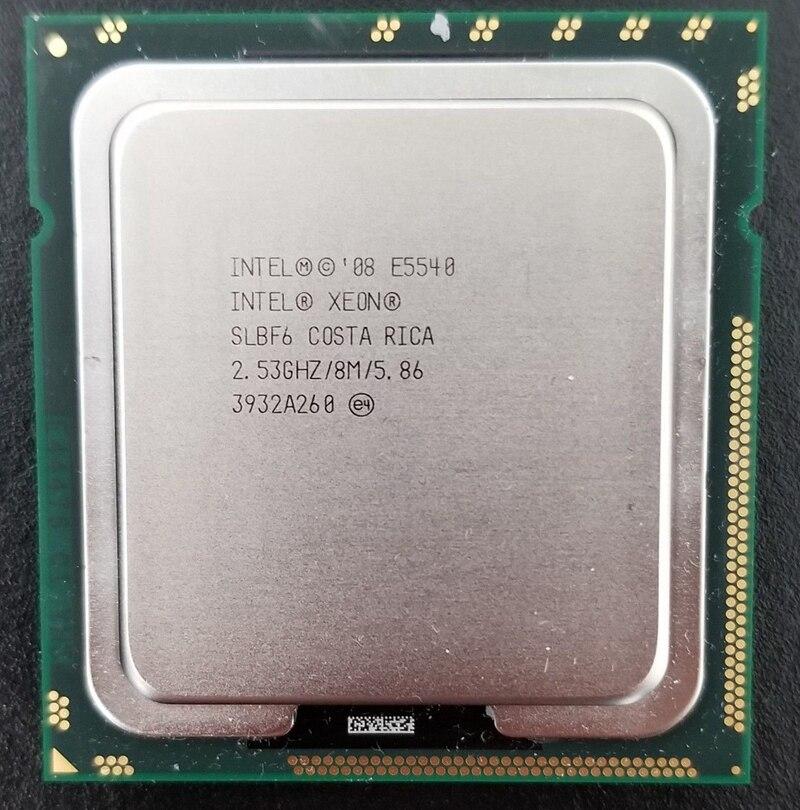 Intel Xeon E5540 CPU SLBF6 2.53GHz/8M/80W Socket 1366 Intel 5520/X58 Express