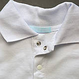 Біле поло для хлопчика з довгим рукавом Смайл Тайм SmileTme, Classic, фото 3