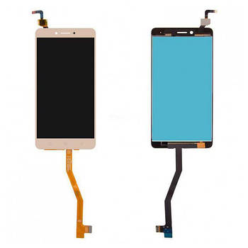 LCD Дисплей Модуль Екран для Lenovo K6 Note K53a48 + тачскрин, золотистий