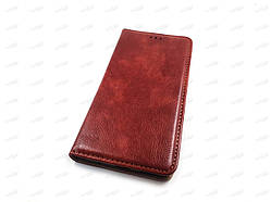 Шкіряний чохол книжка Delicate для Nokia 7.2 (коричневий)
