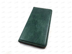 Шкіряний чохол книжка Delicate для Nokia 7.2 (зелений)