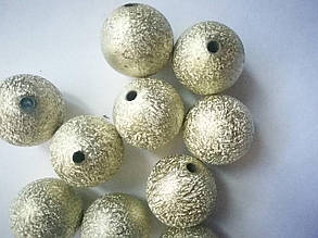 Бусини з покриттям фольга круглі 20 мм