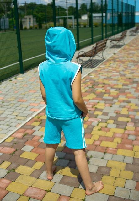 Детский трикотажный спортивный костюм Спортик летний-2 (487) - фото 4 - id-p1205922917
