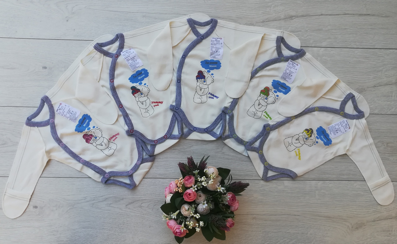 Дитячий бодик "Теддик" зріст 56 см, фото 1