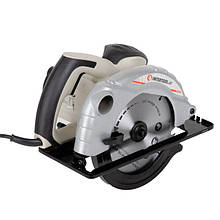 Пила дискова 1300 Вт, 5000 об/хв, кут нахилу 0-45° глибина розпилу 41/57 мм, INTERTOOL DT-0613