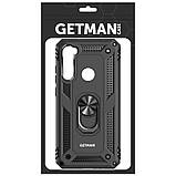 Ударостійкий чохол Serge Ring під магнітний тримач для Samsung Galaxy A21 2020 A215 синій, протиударний, фото 4