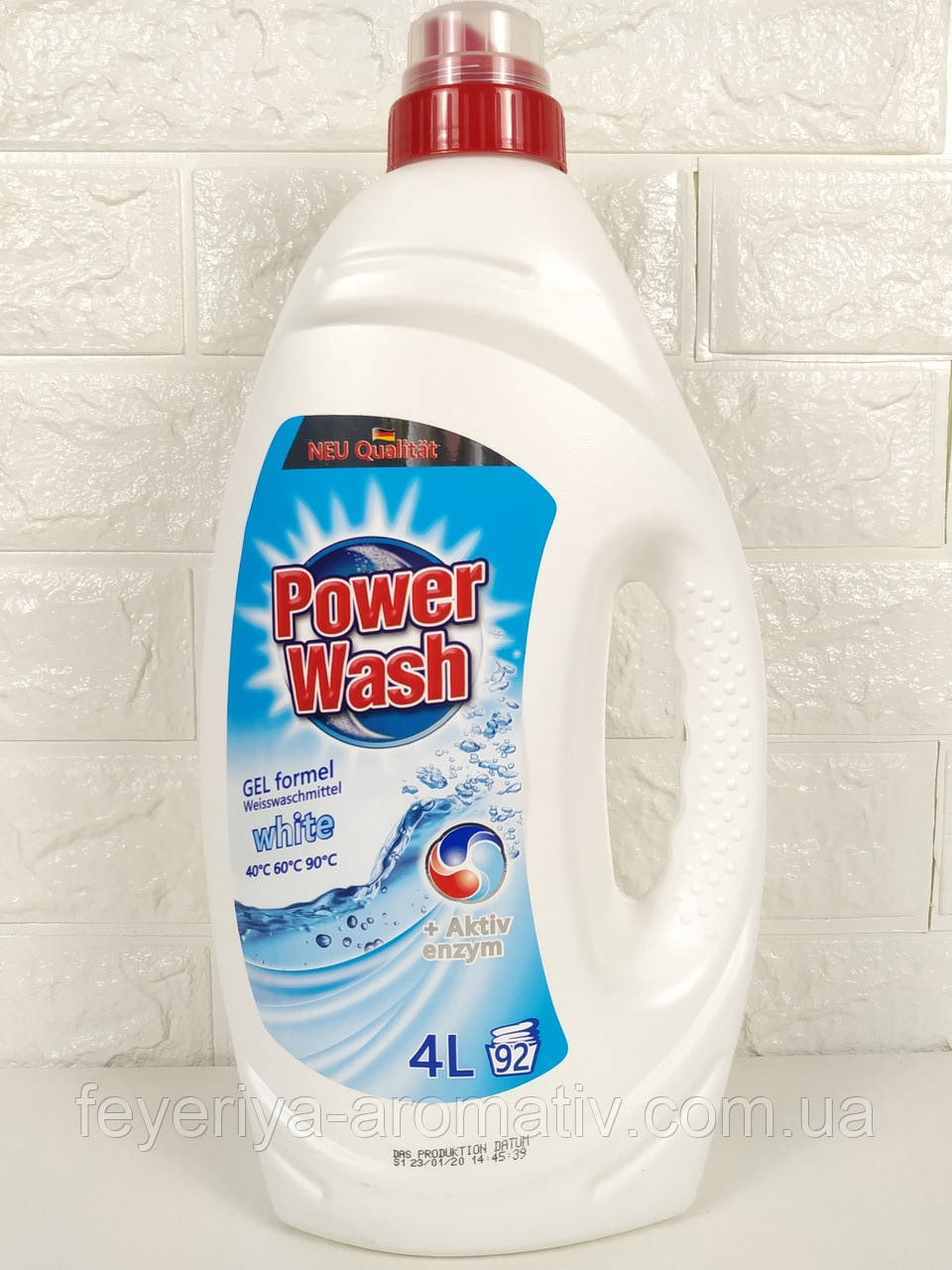 Гель для прання білої білизни Power Wash Weiss 4л