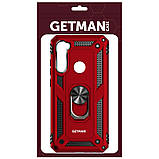 Ударостійкий чохол Serge Ring під магнітний тримач для Samsung Galaxy A21 2020 A215 червоний, протиударний, фото 2