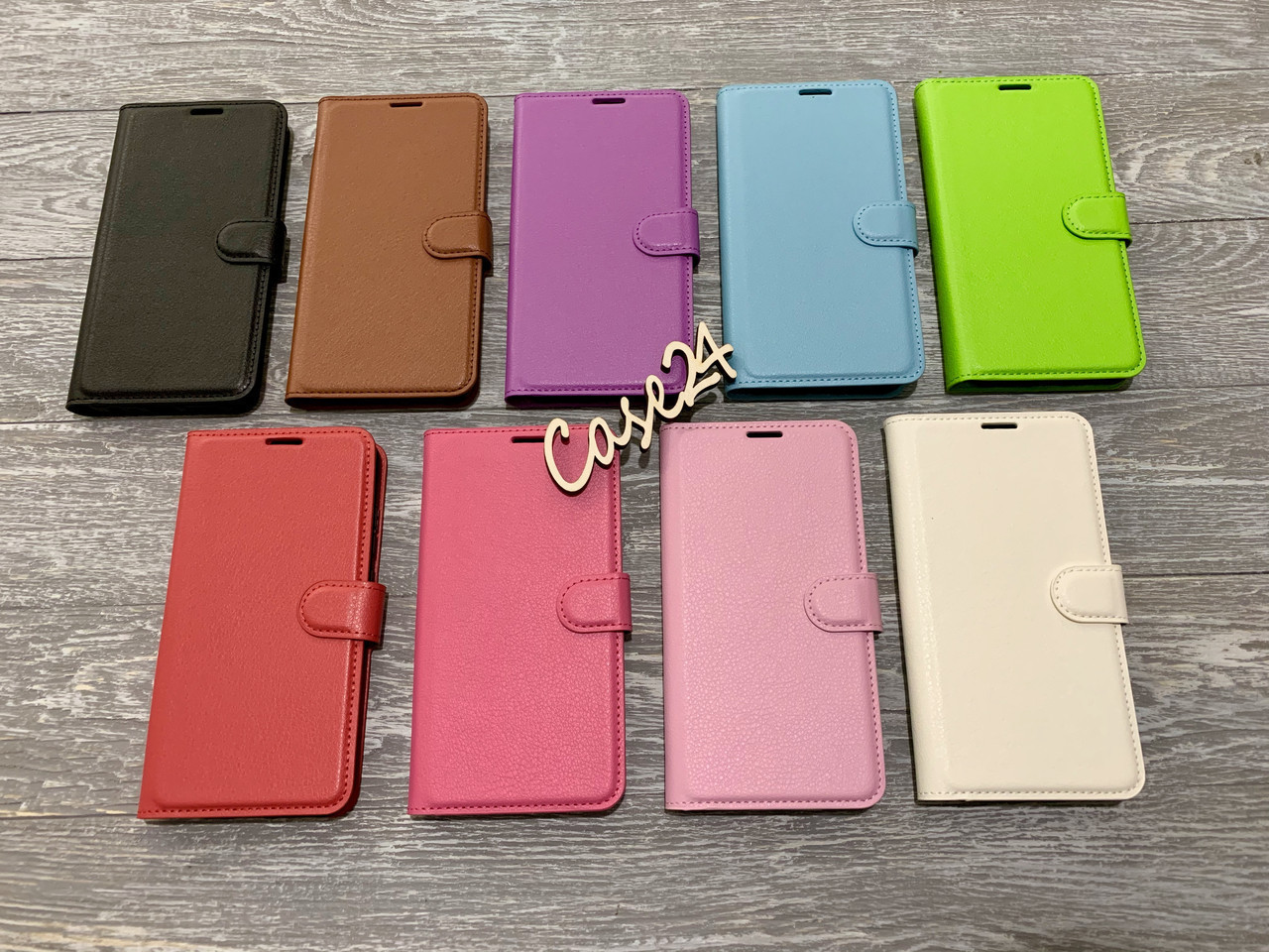 Шкіряний чохол книжка Lichee для Xiaomi Redmi Note 9 (9 кольорів)