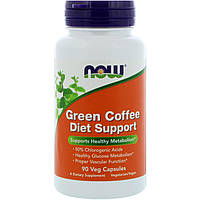 Now Foods, Зелений кава для харчової підтримки, 90 капсул на рослинній основі