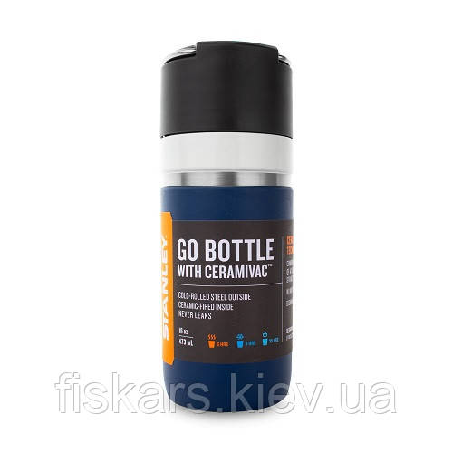 Термобутылка Stanley Ceramivac Tungsten 0,47 л (10-03107-008)