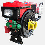 Двигун 18 л.с. на мототрактор ДД1105ВЕ з електростарером, фото 8